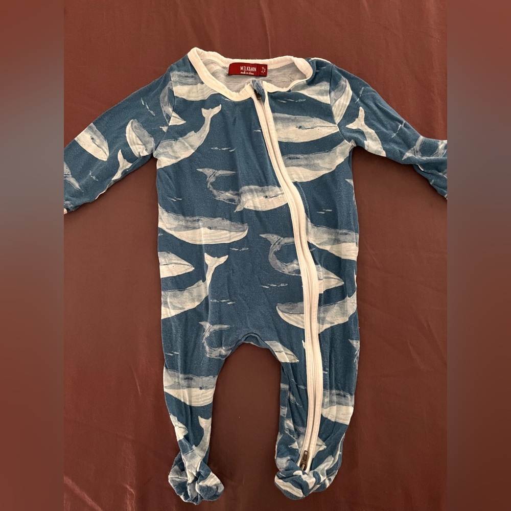 Milkbarn footed one piece
